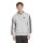 adidas Essentials Three Stripes French Terry Kapuzenjacke Herren - mgreyh/black