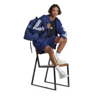adidas Essentials Three Stripes French Terry Kapuzenjacke Herren - dkblue/white