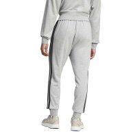adidas Essentials Three Stripes French Terry lange Hose Herren - mgreyh/black