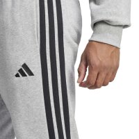 adidas Essentials Three Stripes French Terry lange Hose Herren - mgreyh/black
