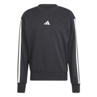 adidas Essentials Three Stripes French Terry Sweatshirt Herren - black/white