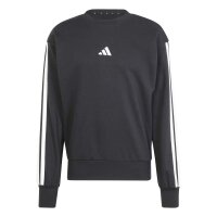 adidas Essentials Three Stripes French Terry Sweatshirt Herren - black/white