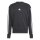 adidas Essentials Three Stripes French Terry Sweatshirt Herren - black/white
