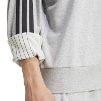 adidas Essentials Three Stripes French Terry Sweatshirt Herren - mgreyh/black