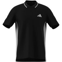 adidas Essentials Three Stripes Pique Shirt Polo Herren - black/white