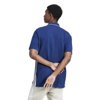 adidas Essentials Three Stripes Pique Shirt Polo Herren - dkblue/white