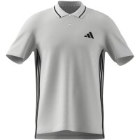 adidas Essentials Three Stripes Pique Shirt Polo Herren - white/black