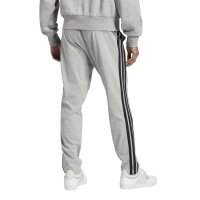adidas Essentials Three Stripes Single Jersey lange Hose Herren - mgreyh/black