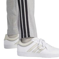adidas Essentials Three Stripes Single Jersey lange Hose Herren - mgreyh/black