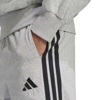 adidas Essentials Three Stripes Single Jersey lange Hose Herren - mgreyh/black