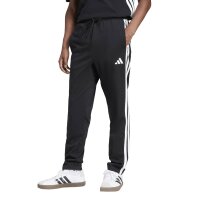 adidas Essentials Three Stripes Single Jersey lange Hose Herren - black/white