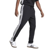 adidas Essentials Three Stripes Single Jersey lange Hose Herren - black/white