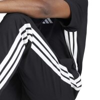 adidas Essentials Three Stripes Single Jersey lange Hose Herren - black/white