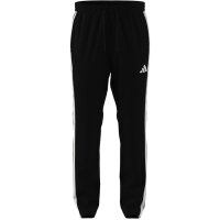 adidas Essentials Three Stripes Single Jersey lange Hose Herren - black/white
