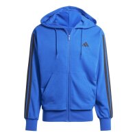 adidas Essentials Three Stripes French Terry Kapuzenjacke Herren - royblu/black