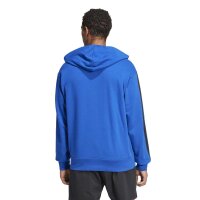 adidas Essentials Three Stripes French Terry Kapuzenjacke Herren - royblu/black