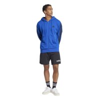 adidas Essentials Three Stripes French Terry Kapuzenjacke Herren - royblu/black