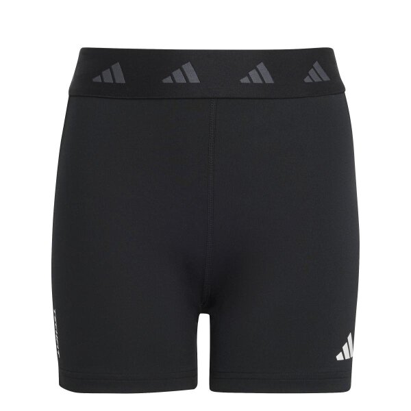adidas Techfit Kurze Leggings Kinder - black/carbon/white