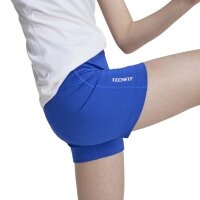 adidas Techfit Kurze Leggings Kinder - royblu/broyal/white