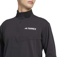 adidas Terrex Multi Climacool Half Zip langarm Shirt Herren - black