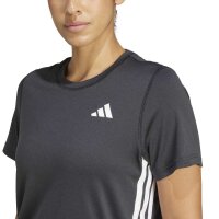 adidas Workout Essentials 3-Stripes T-Shirt Damen - black/white