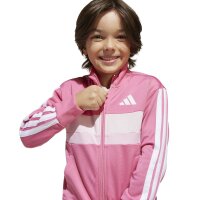 adidas Seasonal Essentials Tiberio 3 Stripes Tricot Trainingsanzug Kinder - pnkfus/white/clpink