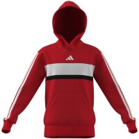 adidas Seasonal Essentials Tiberio 3 Stripes Fleece Hoodie Kinder - purrub/white