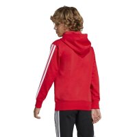 adidas Seasonal Essentials Tiberio 3 Stripes Fleece Hoodie Kinder - purrub/white