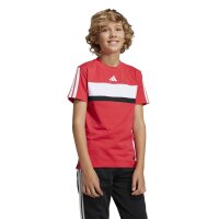 adidas Seasonal Essentials Tiberio 3 Stripes T-Shirt Kinder - purrub/white