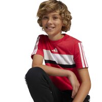 adidas Seasonal Essentials Tiberio 3 Stripes T-Shirt Kinder - purrub/white