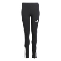 adidas Seasonal Essentials Tiberio 3 Stripes Fleece Leggings Set Trainingsanzug Kinder - pnkfus/white/clpink