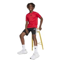 adidas Train Essentials 3-Stripes T-Shirt Set Kinder - purrub/black