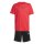 adidas Train Essentials 3-Stripes T-Shirt Set Kinder - purrub/black