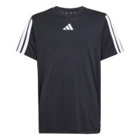 adidas Train Essentials 3-Stripes T-Shirt Kinder - black/white