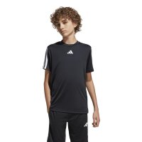 adidas Train Essentials 3-Stripes T-Shirt Kinder - black/white