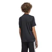 adidas Train Essentials 3-Stripes T-Shirt Kinder - black/white