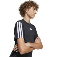 adidas Train Essentials 3-Stripes T-Shirt Kinder - black/white