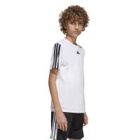adidas Train Essentials 3-Stripes T-Shirt Kinder - white/black