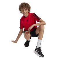 adidas Train Essentials 3-Stripes T-Shirt Kinder - purrub/black