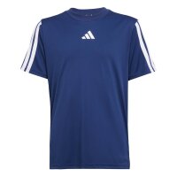 adidas Train Essentials 3-Stripes T-Shirt Kinder - dkblue/white