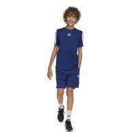 adidas Train Essentials 3-Stripes T-Shirt Kinder - dkblue/white