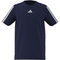 adidas Train Essentials 3-Stripes T-Shirt Kinder - dkblue/white