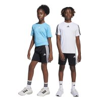 adidas Train Essentials 3-Stripes kurze Hose Kinder - black/white