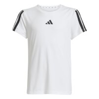 adidas Train Essentials 3-Stripes T-Shirt Kinder - white/black