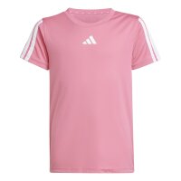 adidas Train Essentials 3-Stripes T-Shirt Kinder - pnkfus/white