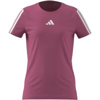 adidas Train Essentials 3-Stripes T-Shirt Kinder - pnkfus/white