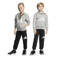 adidas Essentials Trainingsanzug Kinder - mgreyh/white