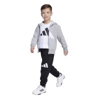 adidas Essentials Trainingsanzug Kinder - mgreyh/white