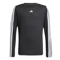 adidas TR-ES 3-Stripes langarm Shirt Kinder - black/white