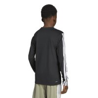 adidas TR-ES 3-Stripes langarm Shirt Kinder - black/white